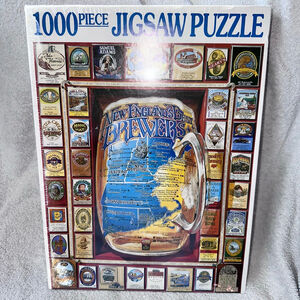 NOS Vintage 1994 White Mountain Puzzles 1000pc New England’s Best Beer Brewers
